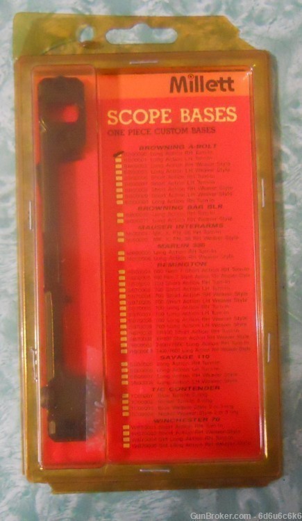 BROWNING A-BOLT - Millet Scope Bases-img-0