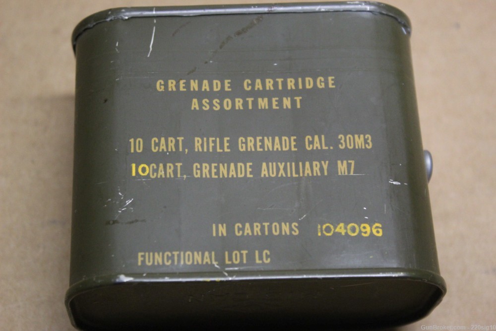 WW2 Grenade Cartridge Assortment Sealed M13 Spam Can #1 1903 -img-1