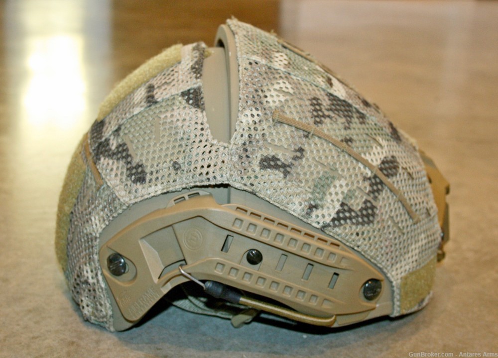 Crye Precision Airframe ATX Ballistic Helmet XL w/ Multicam cover IIIA-img-0