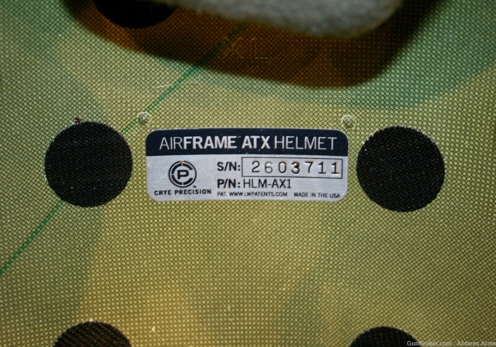 Crye Precision Airframe ATX Ballistic Helmet XL w/ Multicam cover IIIA-img-10