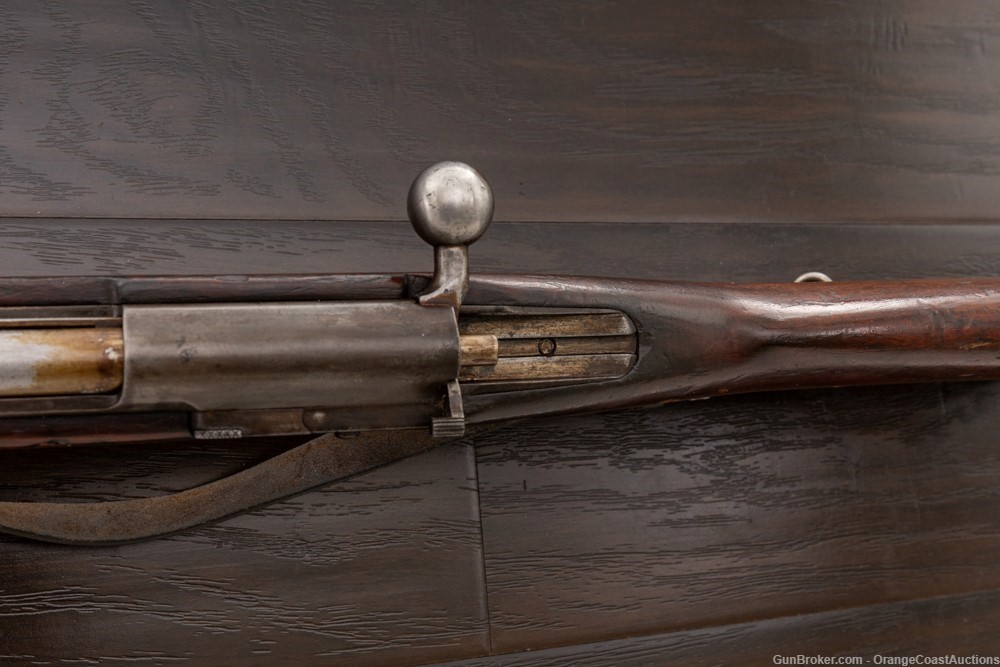 Antique Austrian Steyr Mannlicher Model 1888 Straight Pull Rifle Chilean-img-16