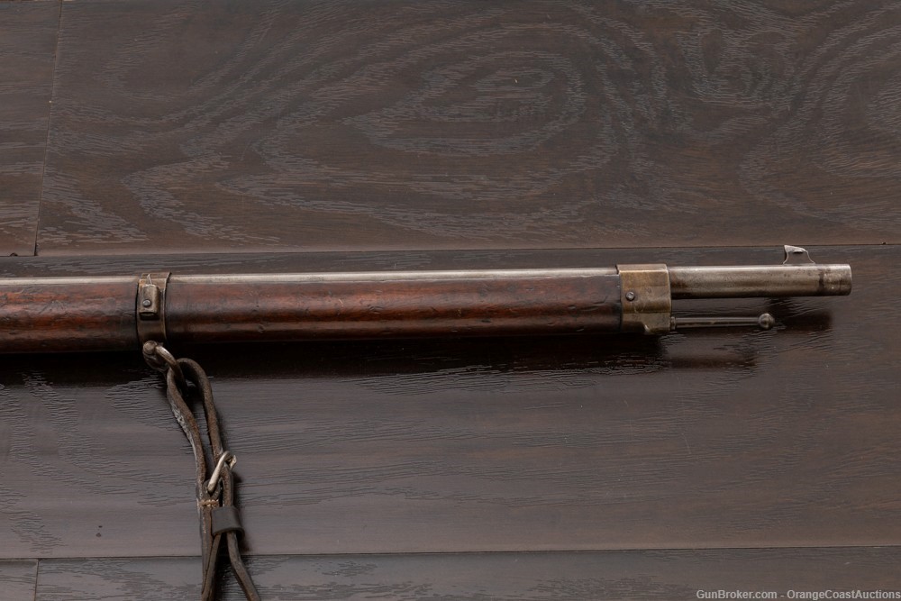 Antique Austrian Steyr Mannlicher Model 1888 Straight Pull Rifle Chilean-img-4