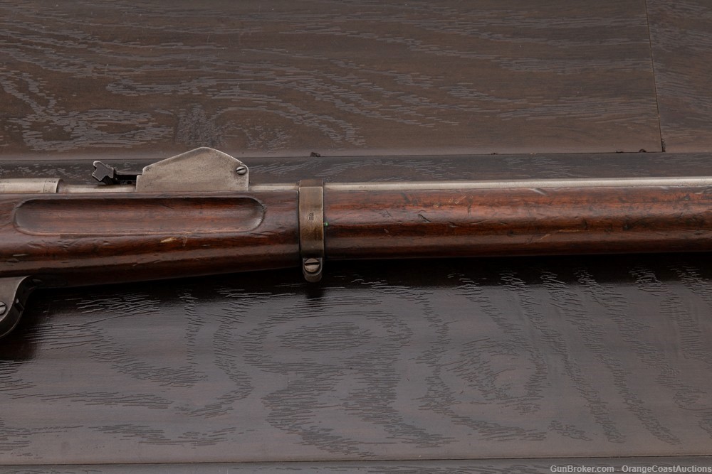 Antique Austrian Steyr Mannlicher Model 1888 Straight Pull Rifle Chilean-img-3