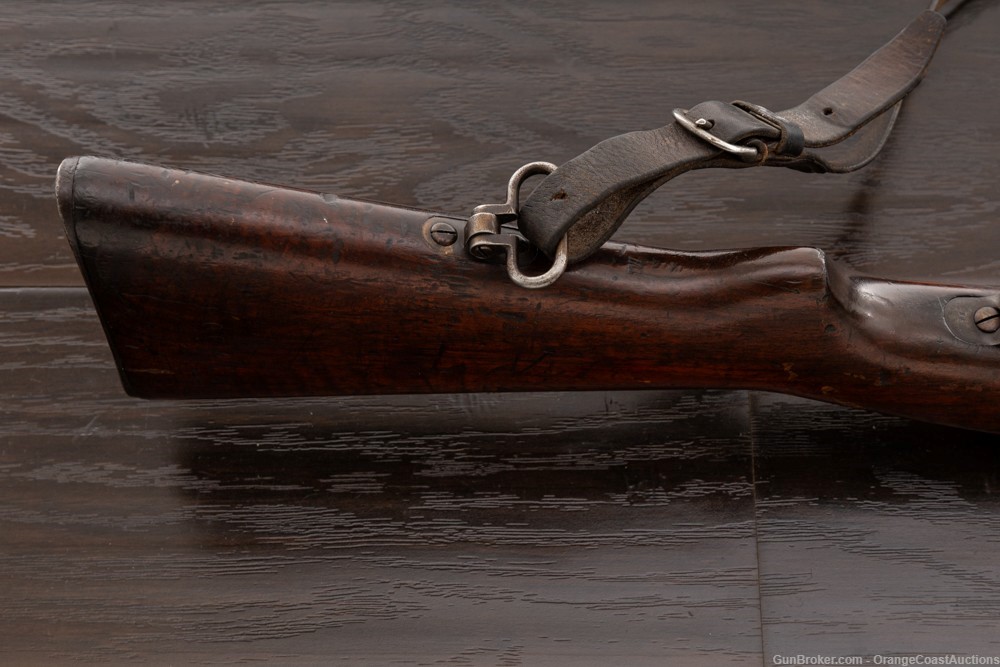 Antique Austrian Steyr Mannlicher Model 1888 Straight Pull Rifle Chilean-img-10