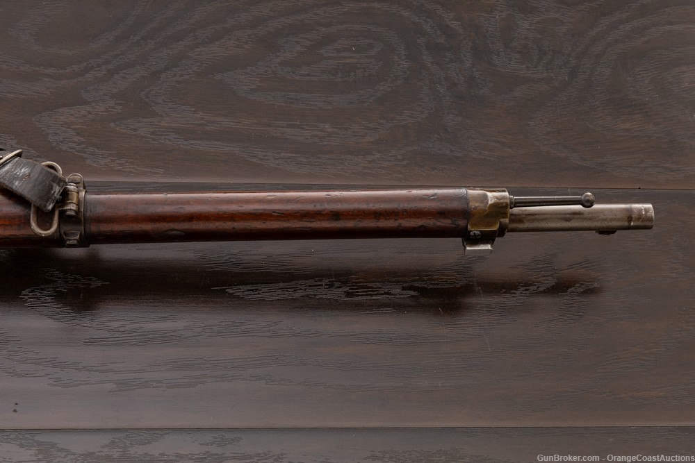 Antique Austrian Steyr Mannlicher Model 1888 Straight Pull Rifle Chilean-img-13