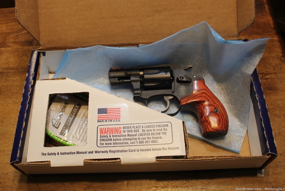 Smith & Wesson 351PD Airlite .22 WMR DA Revolver 7rd Black 160228-img-1