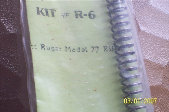 RUGER MODEL 77 SPRING BY BULLSEYE SHOOTING AIDS-img-1