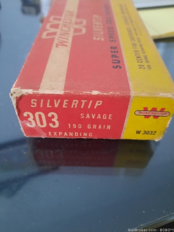 Winchester .303 savage silver tip 190gr free shipping-img-1