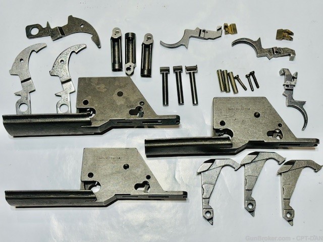M1 Garand Springfield Armory tigger parts that were in a fire-img-0