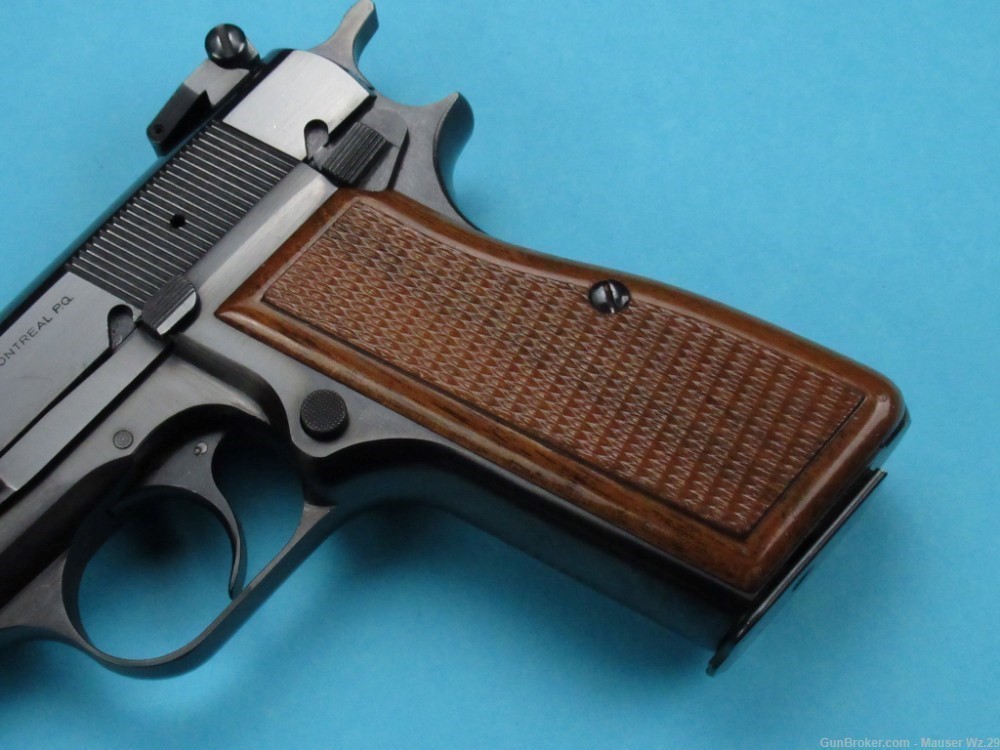 Very Nice 1971 Browning Hi Power Belgian pistol 9mm Luger BHP Mauser-img-5