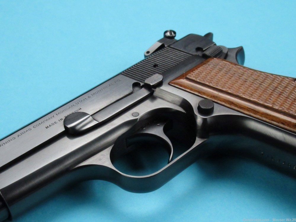 Very Nice 1971 Browning Hi Power Belgian pistol 9mm Luger BHP Mauser-img-7