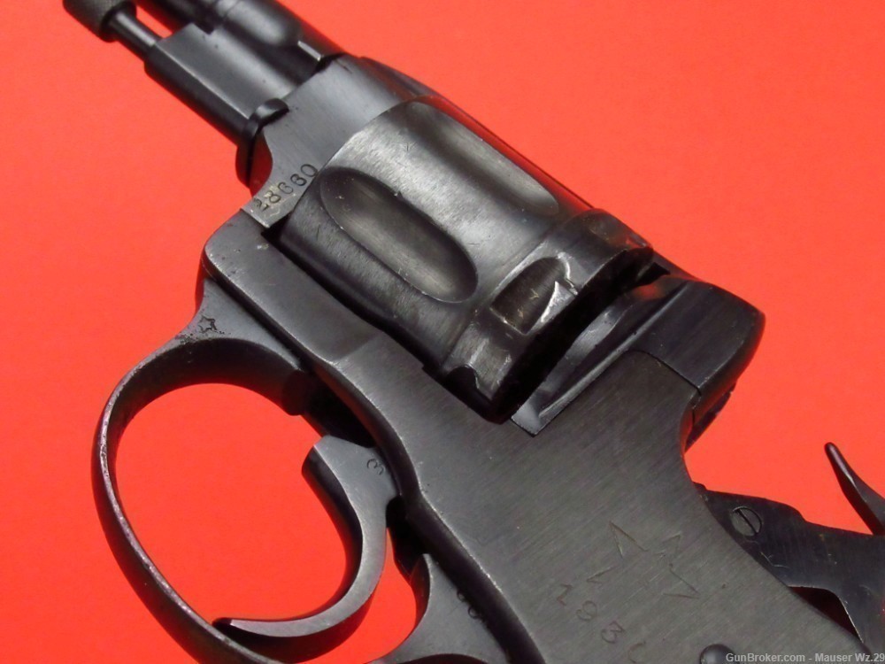 Nice WWII 1930 Russian Tula Nagant revolver M1895 - WW2 7.62mm mosin-img-18