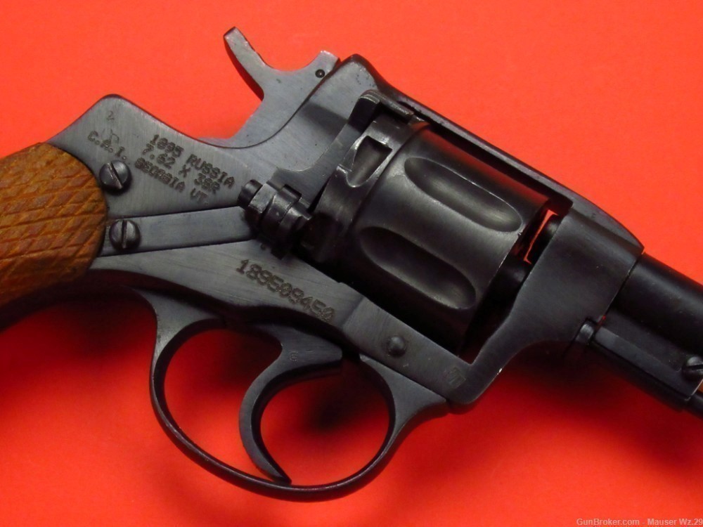 Nice WWII 1930 Russian Tula Nagant revolver M1895 - WW2 7.62mm mosin-img-32