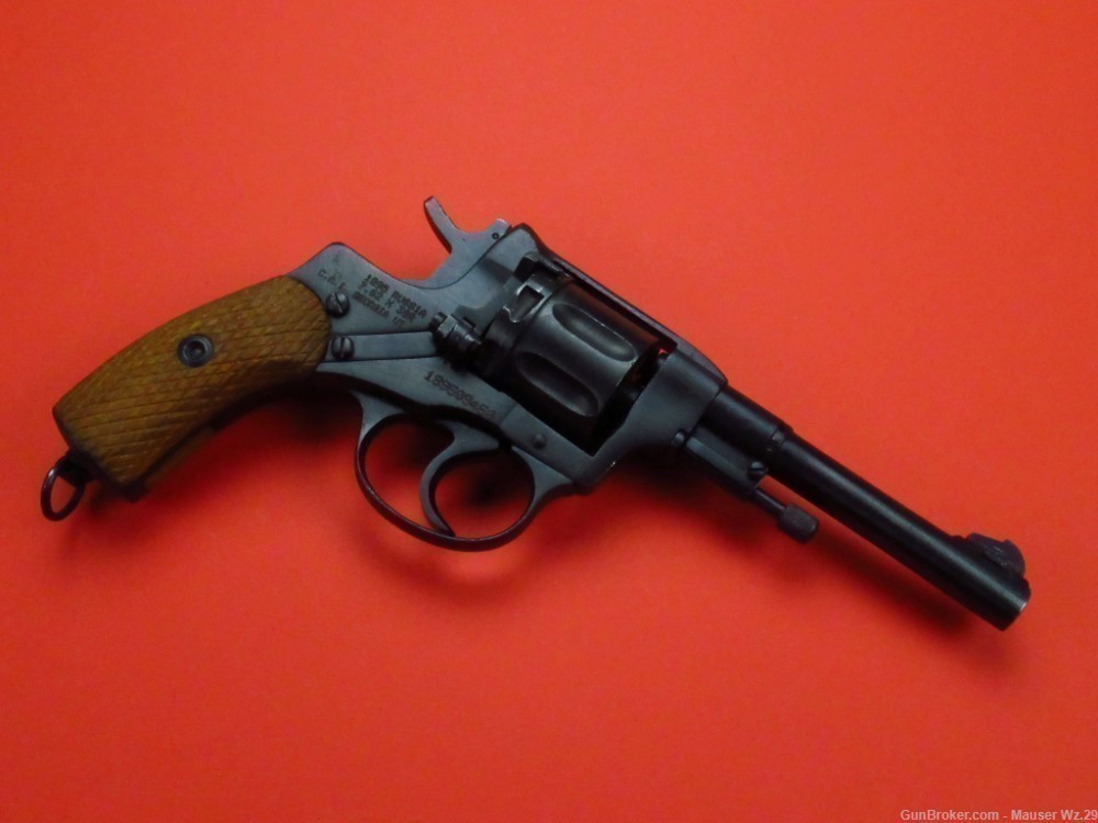 Nice WWII 1930 Russian Tula Nagant revolver M1895 - WW2 7.62mm mosin-img-30