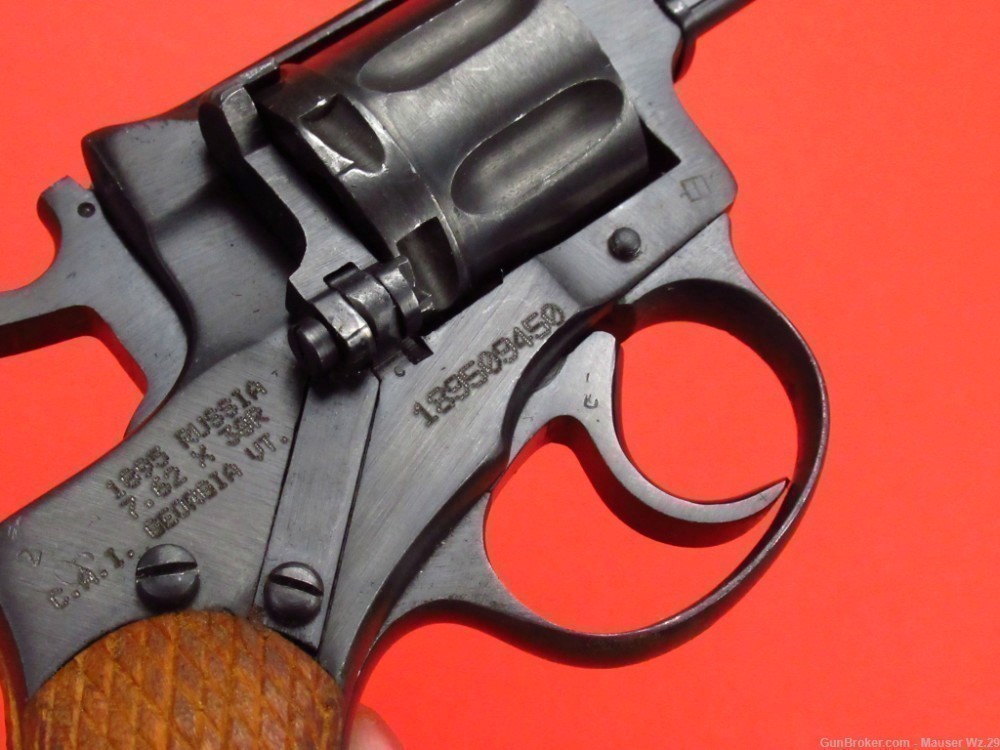 Nice WWII 1930 Russian Tula Nagant revolver M1895 - WW2 7.62mm mosin-img-38
