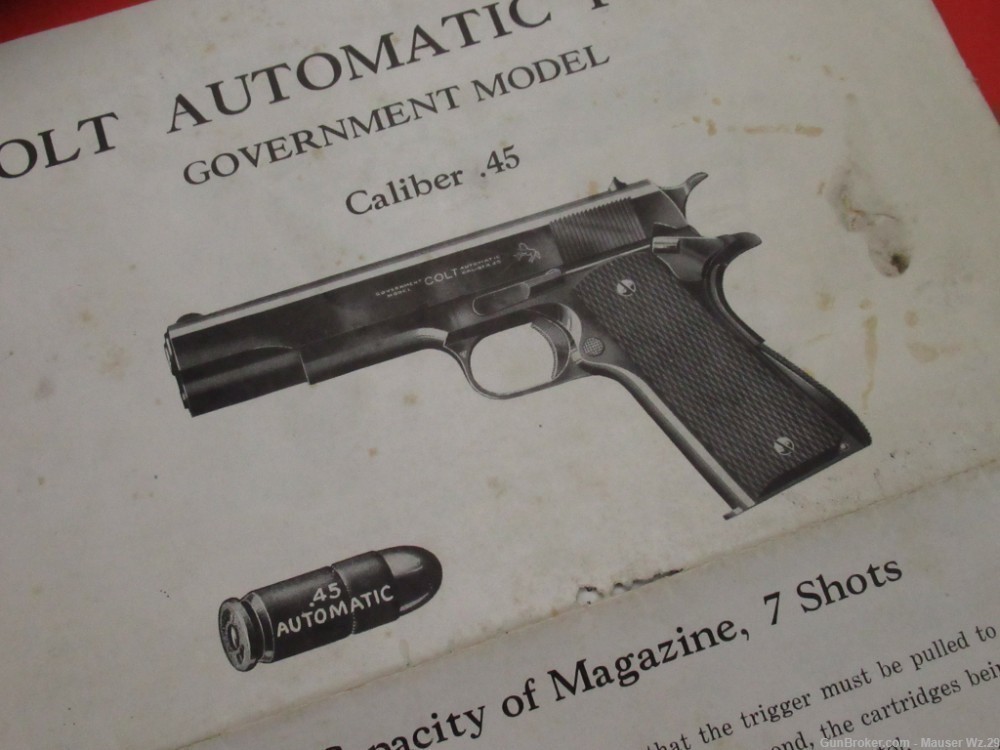 Super Desirable 1949 COLT 1911 Government Automatic .45 ACP , 45 1911a1-img-124