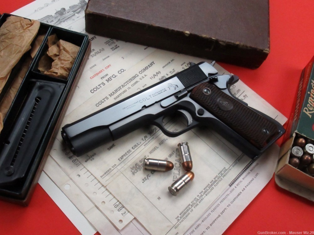 Super Desirable 1949 COLT 1911 Government Automatic .45 ACP , 45 1911a1-img-0
