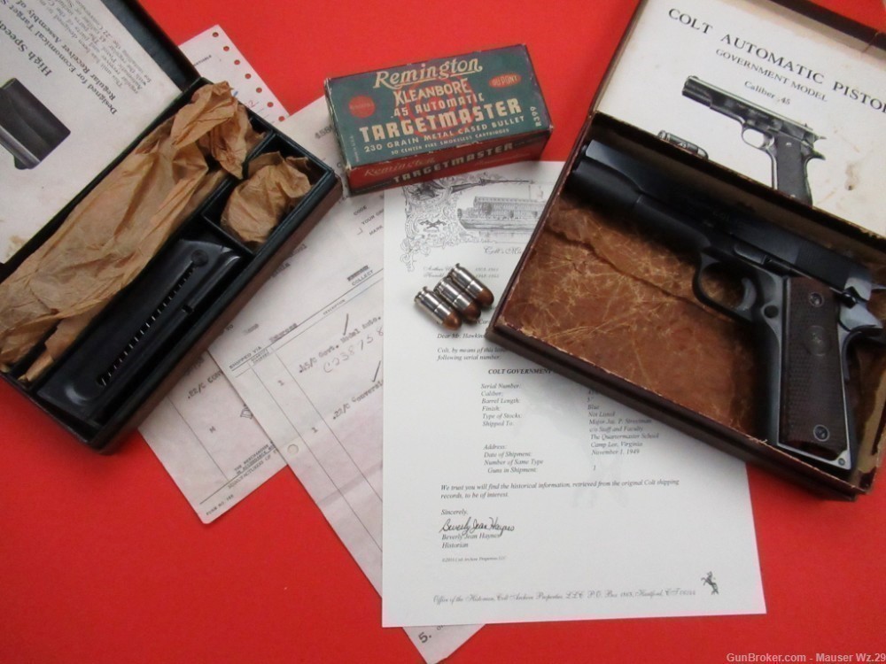 Super Desirable 1949 COLT 1911 Government Automatic .45 ACP , 45 1911a1-img-202