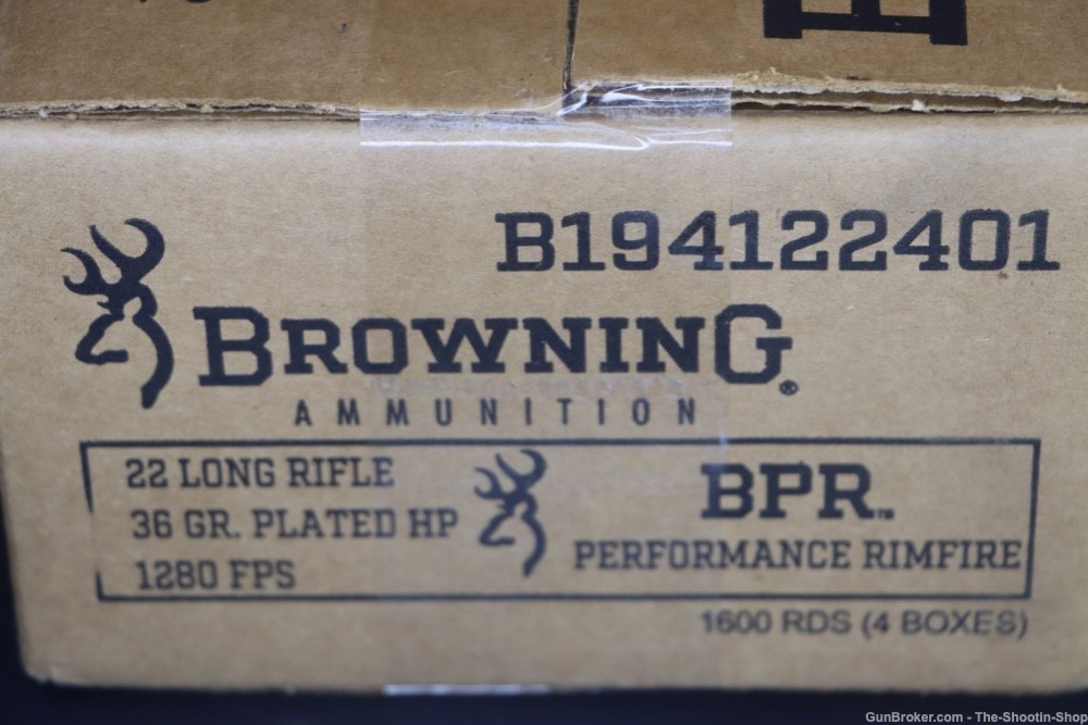 Browning BPR Performance 22LR Ammunition 1600RD AMMO CASE 36GR XP HP-img-5