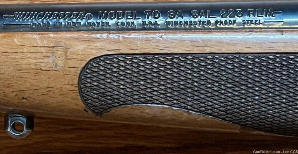 Winchester Model 70 Short Action Featherweight .223 Remington 1990's-img-8