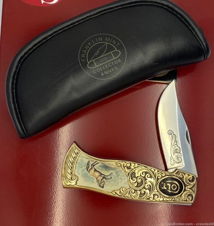 Rampant Colt Collectors pocket Knife with case new condition-img-0