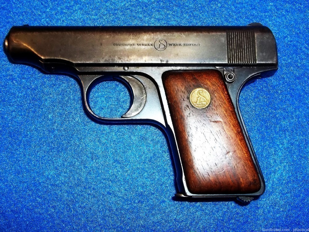 German Ortgeis Werk 6.35 Hammerless Pocket Pistol (Like Eva Brauns)-img-1