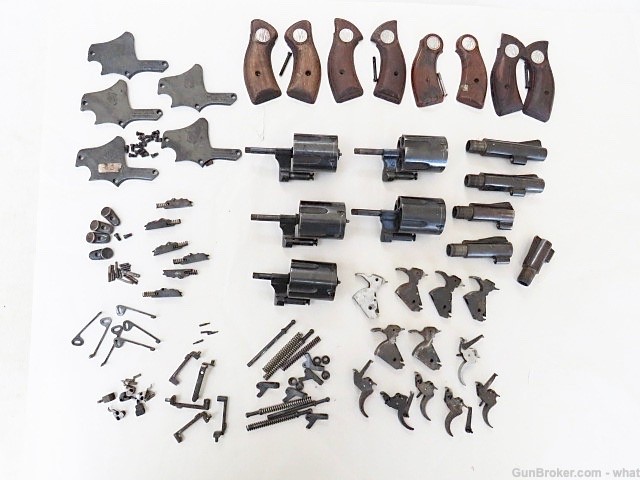 Large Gunsmith Lot of Rossi Revolver Gun Parts-img-0