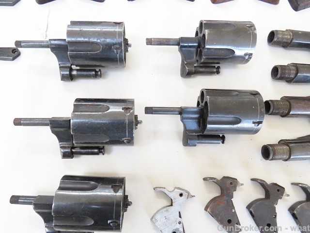 Large Gunsmith Lot of Rossi Revolver Gun Parts-img-11