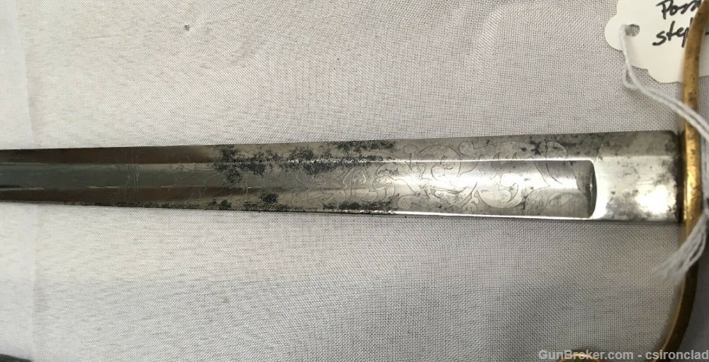 Belt Knife or Dirk, U.S. Naval Officer  period of 1812 - Civil War-img-3