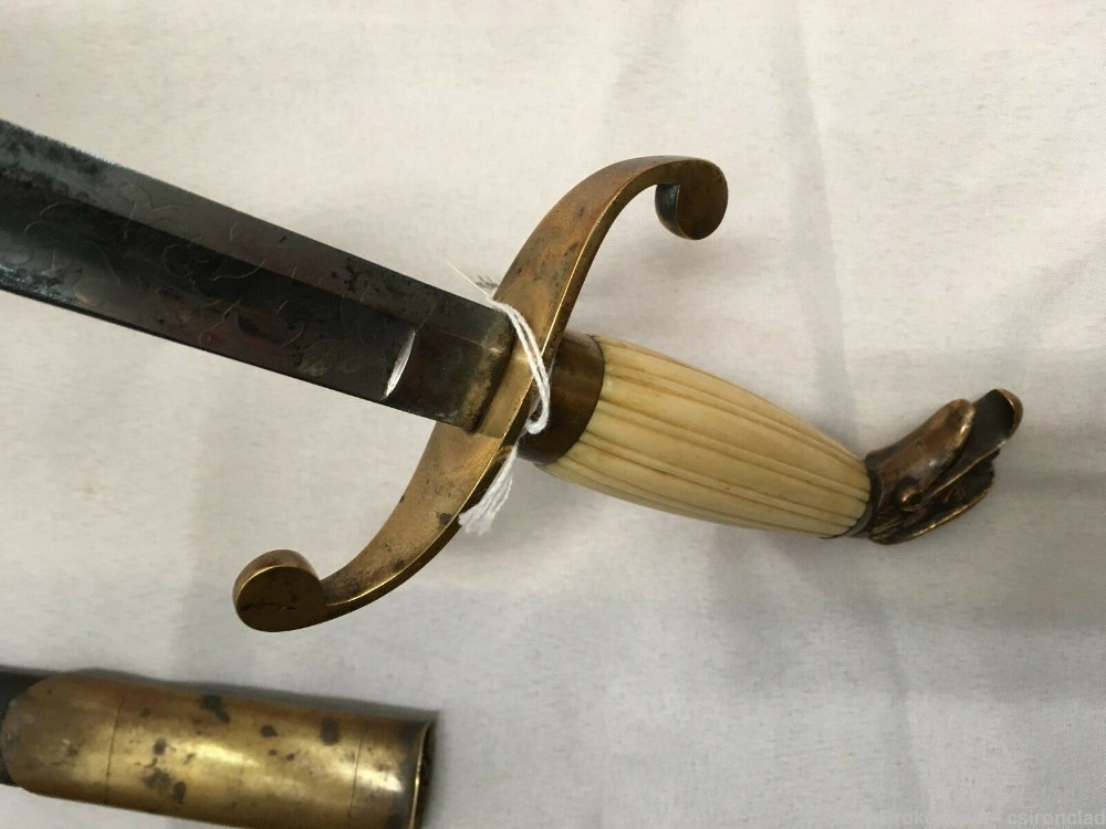 Belt Knife or Dirk, U.S. Naval Officer  period of 1812 - Civil War-img-6