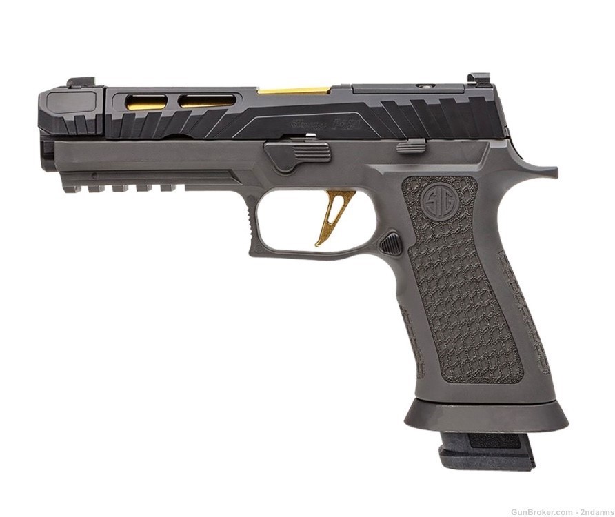 Sig P320 Spectre Comp OR 9mm, 4.6" Comp Barrel, Black/Tungsten, 10rd-img-1