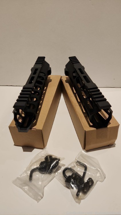 2 Pack! AR15 9'' MLOK handguard rail Free-floating handguard-img-1
