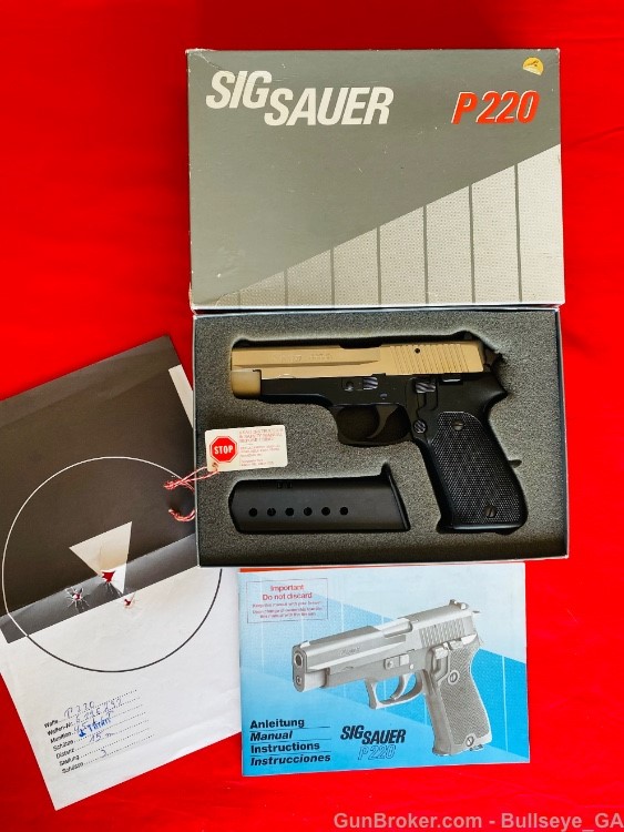 Sig Sauer P220 West German Collector Set RARE Nickel, 2-Tone,Nitron Black-img-40