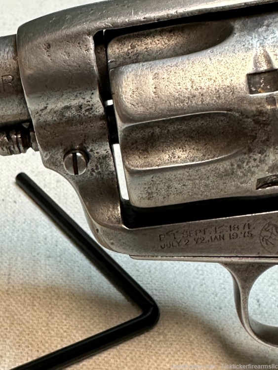 1896 Colt Model 1873 Army “Gunfighter” Revolver, C&R, No Reserve!          -img-4