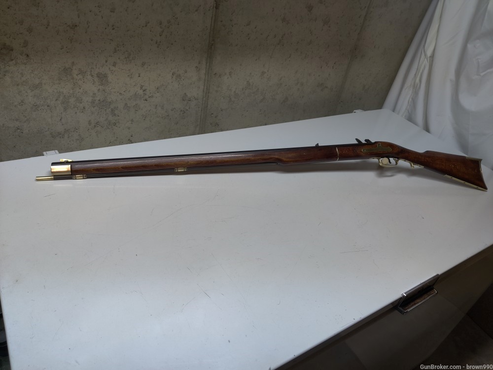 Spanish Jukar Kentucky rifle 45 cal 33" octagon barrel flintlock -img-5