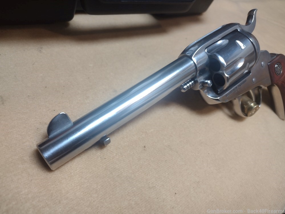 NEW Ruger Vaquero 45 Long Colt 5.5" 6-RD Stainless Revolver-img-5