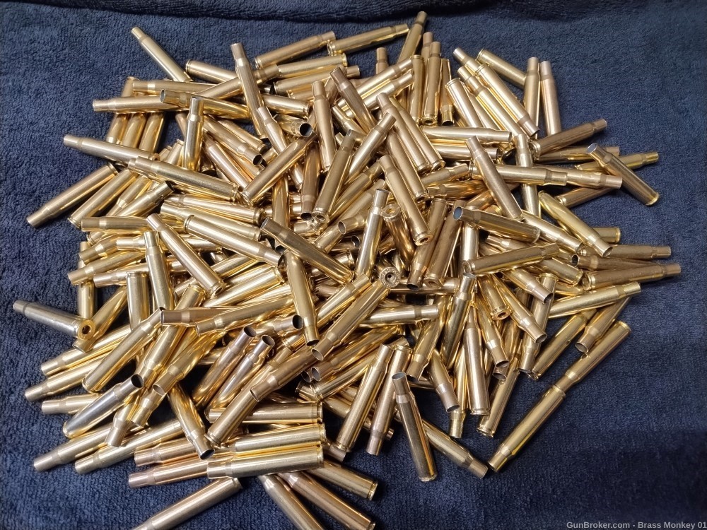 30-06 Springfield Brass Mixed Headstamps Deprimed & Cleaned 200 pcs-img-0