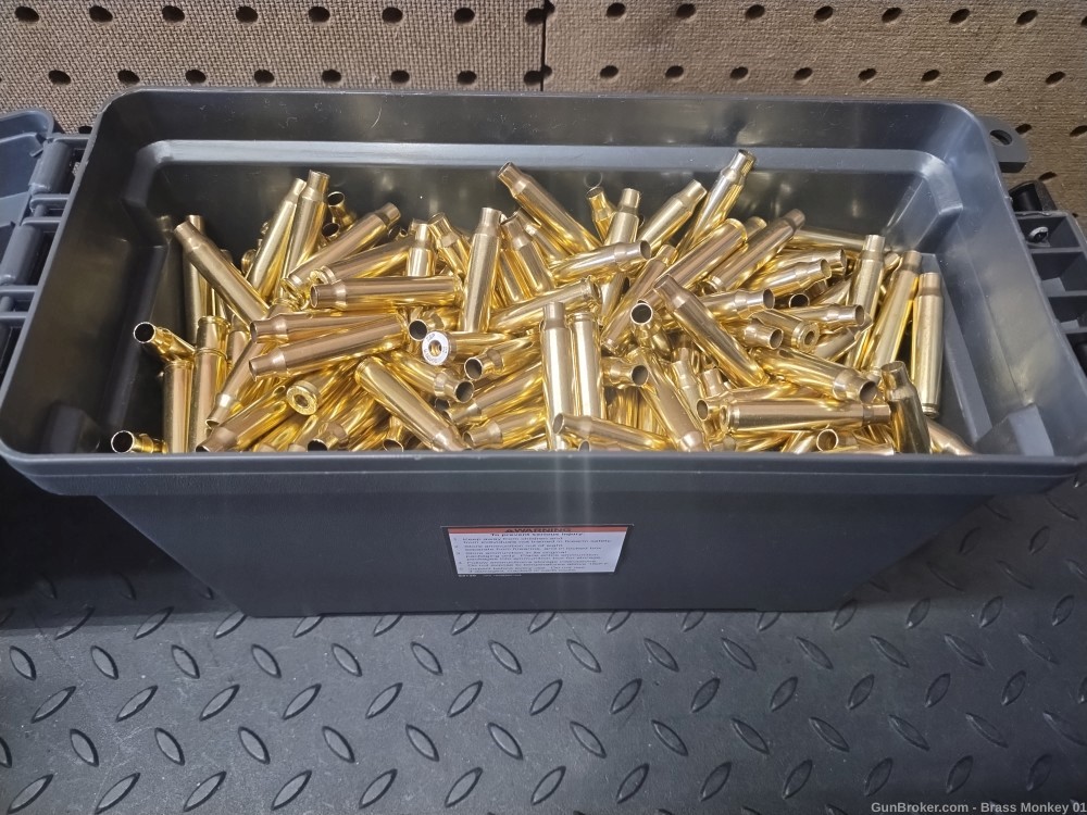 .223 / 5.56 mix headstamps Brass Deprimed,Cleaned with Ammo Can - 550ct-img-0