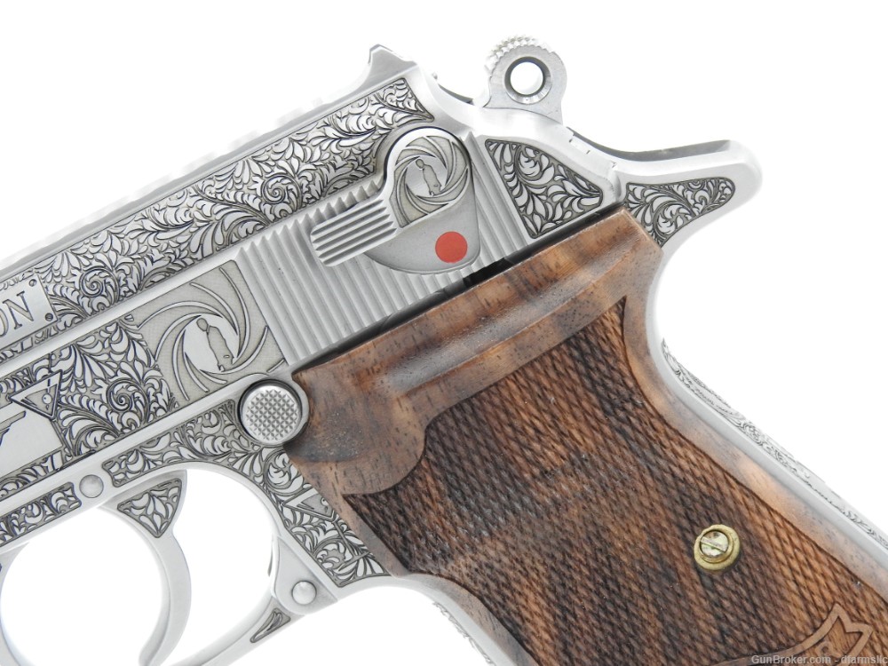 Ultra Rare Custom Engraved Walther PPK/S .380 ACP  007 James Bond Edition!-img-5