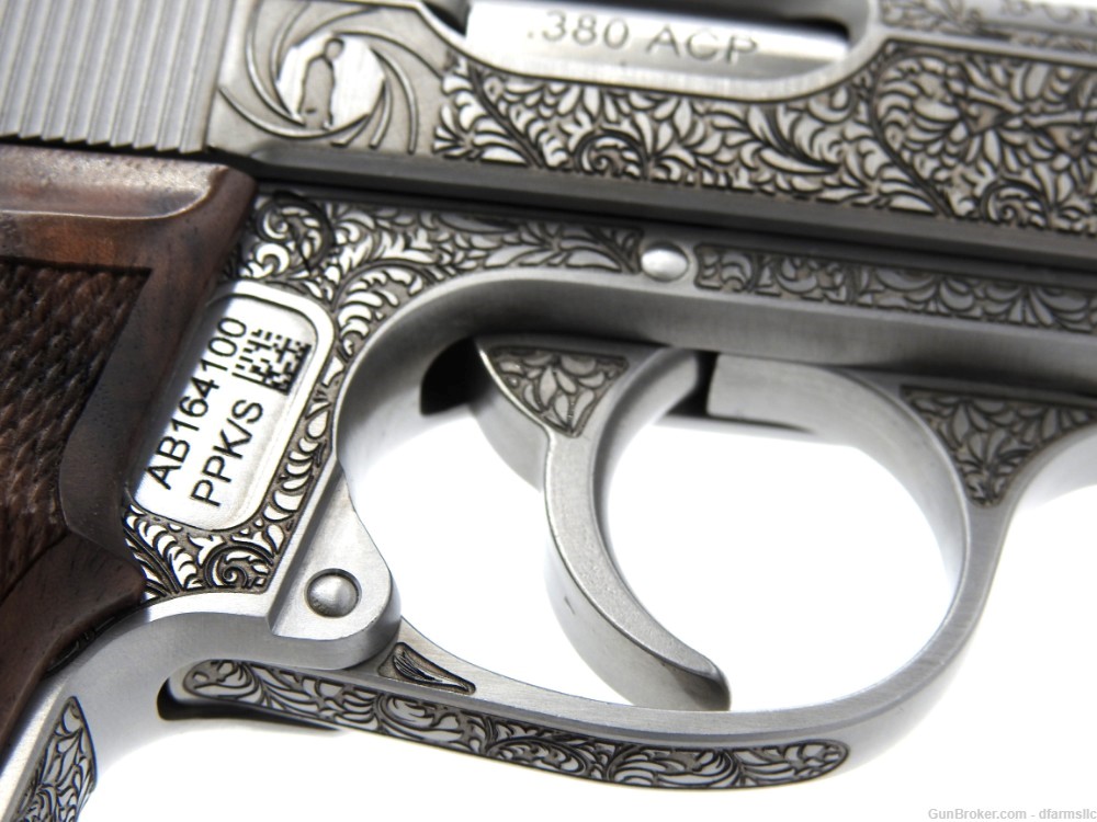 Ultra Rare Custom Engraved Walther PPK/S .380 ACP  007 James Bond Edition!-img-21