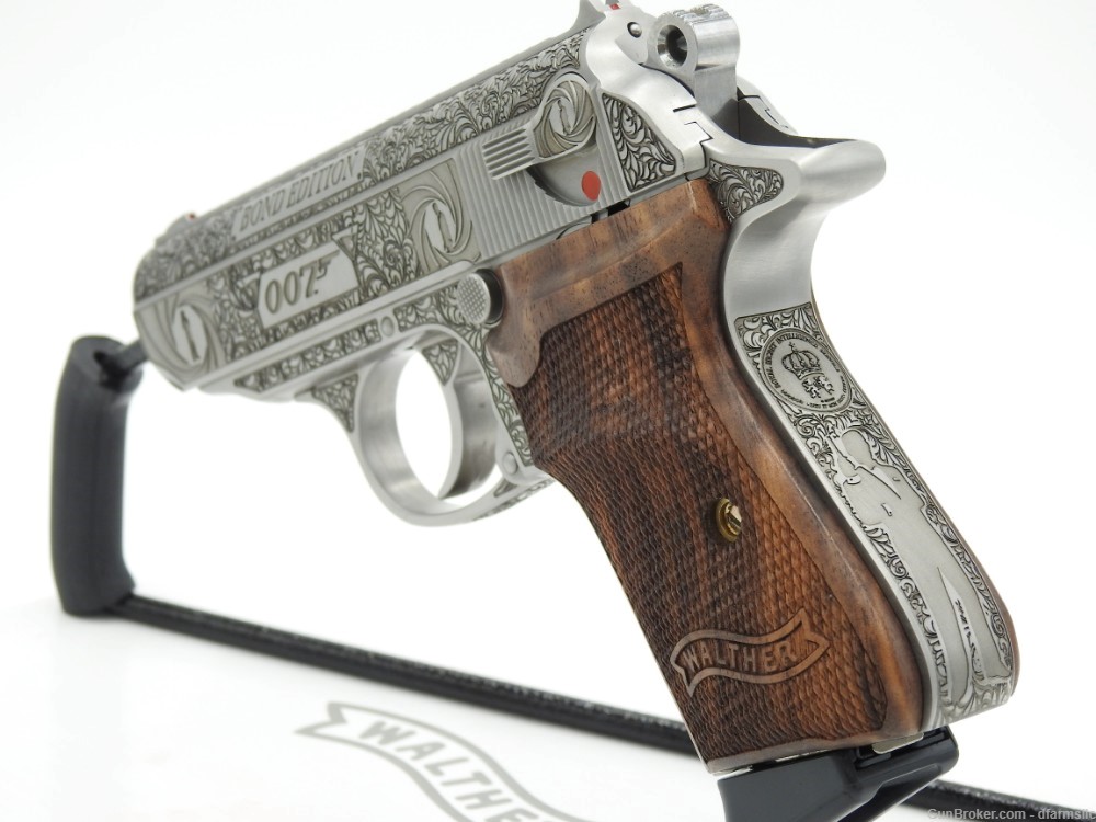 Ultra Rare Custom Engraved Walther PPK/S .380 ACP  007 James Bond Edition!-img-7