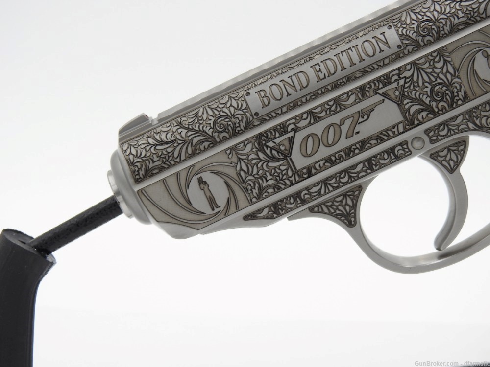 Ultra Rare Custom Engraved Walther PPK/S .380 ACP  007 James Bond Edition!-img-4