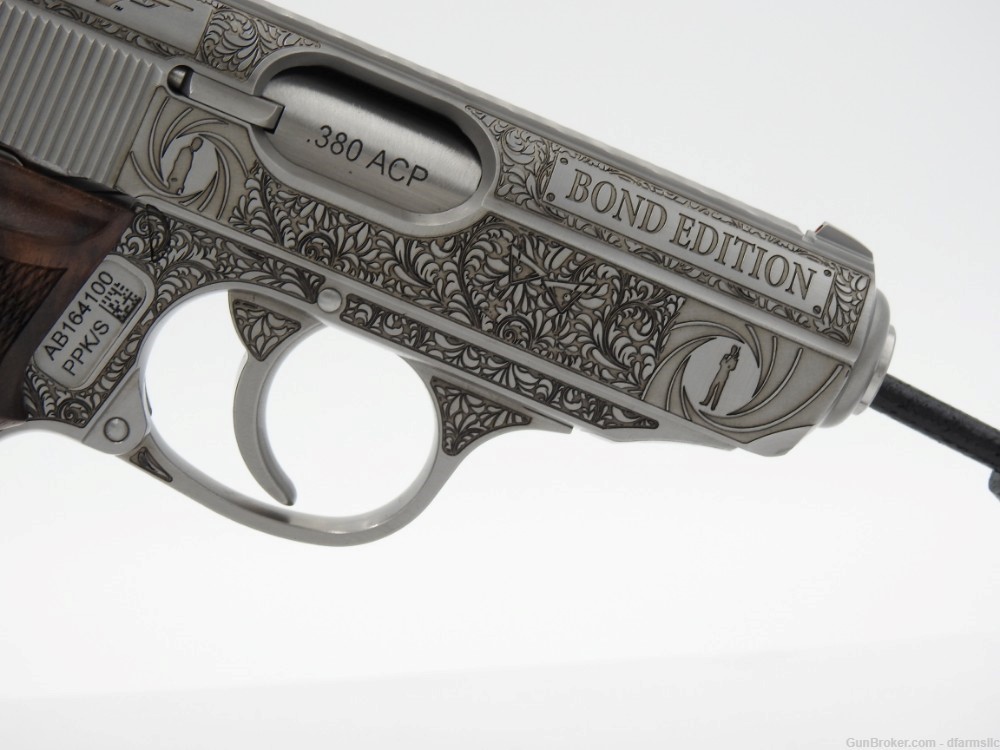 Ultra Rare Custom Engraved Walther PPK/S .380 ACP  007 James Bond Edition!-img-11