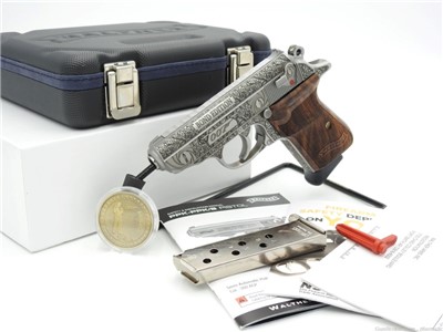 Ultra Rare Custom Engraved Walther PPK/S .380 ACP  007 James Bond Edition!