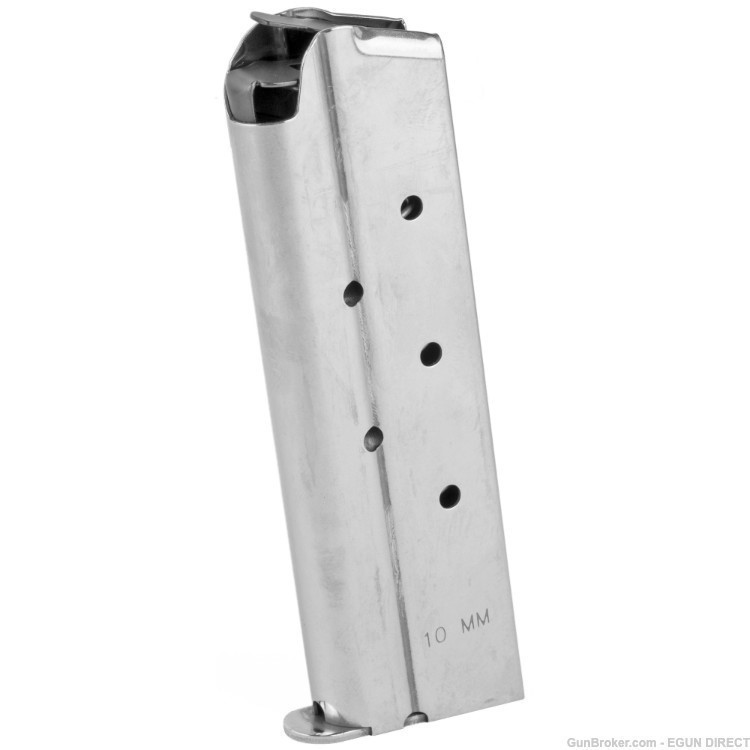 Ed Brown 1911 10mm Magazine 8 Rounds - Silver-img-0