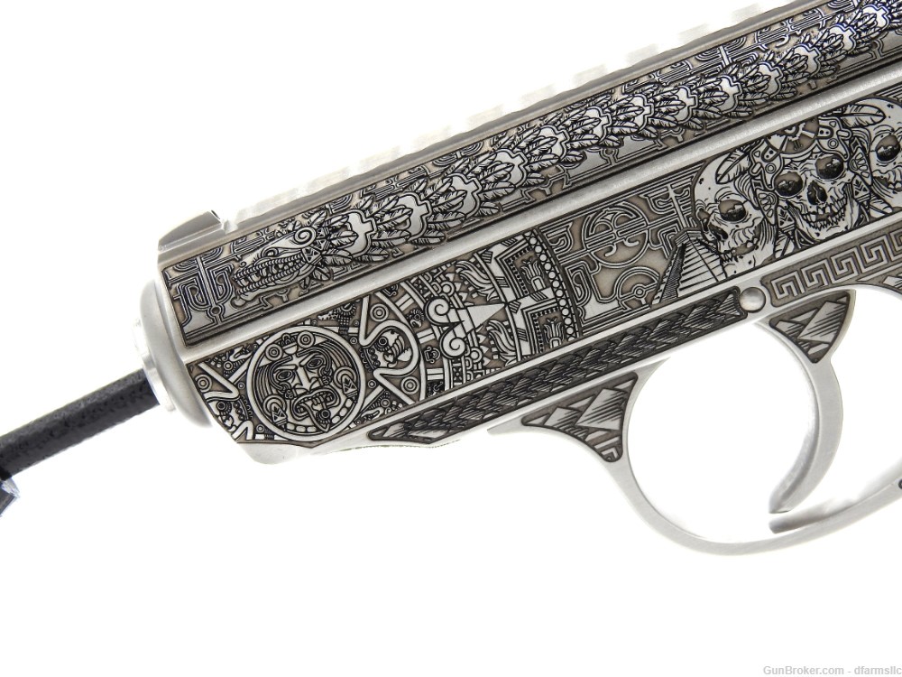 NEW RELEASE! Custom Engraved Walther PPK/S .380 ACP Aztec Empire Edition!-img-3