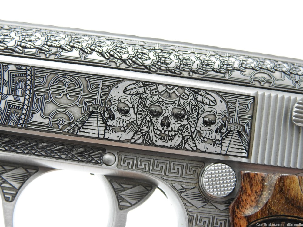 NEW RELEASE! Custom Engraved Walther PPK/S .380 ACP Aztec Empire Edition!-img-21