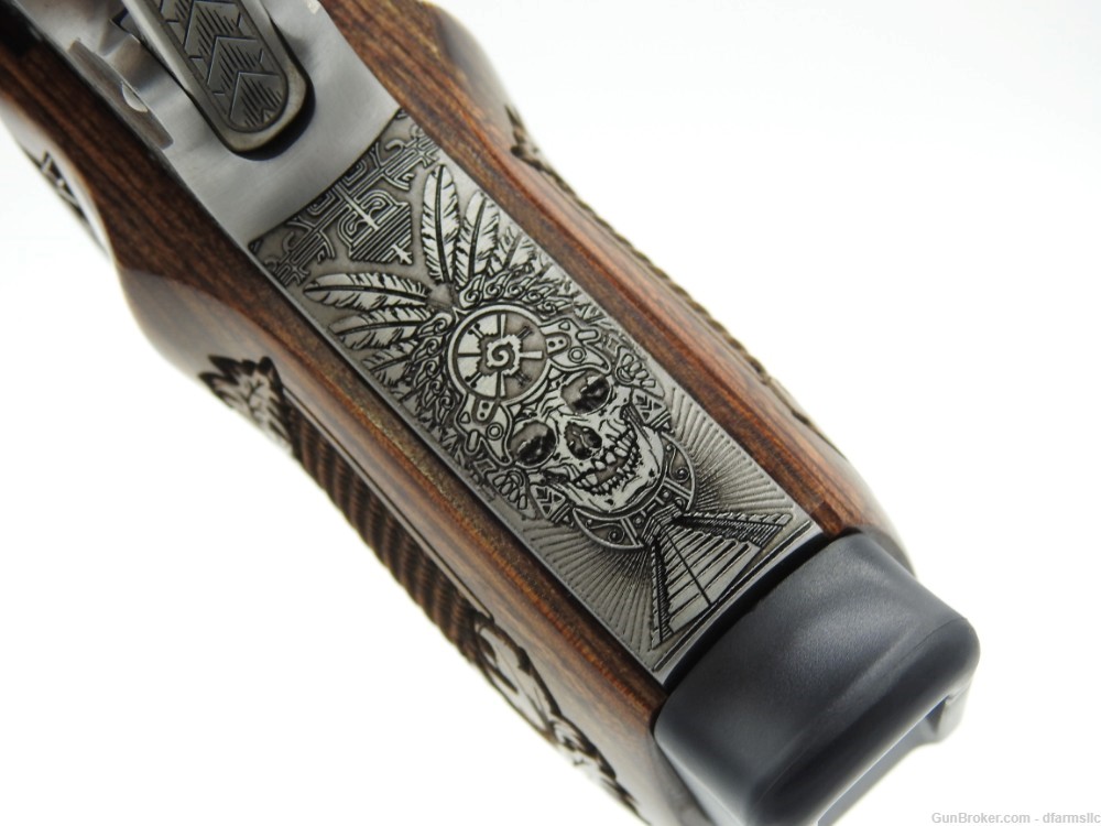 NEW RELEASE! Custom Engraved Walther PPK/S .380 ACP Aztec Empire Edition!-img-23
