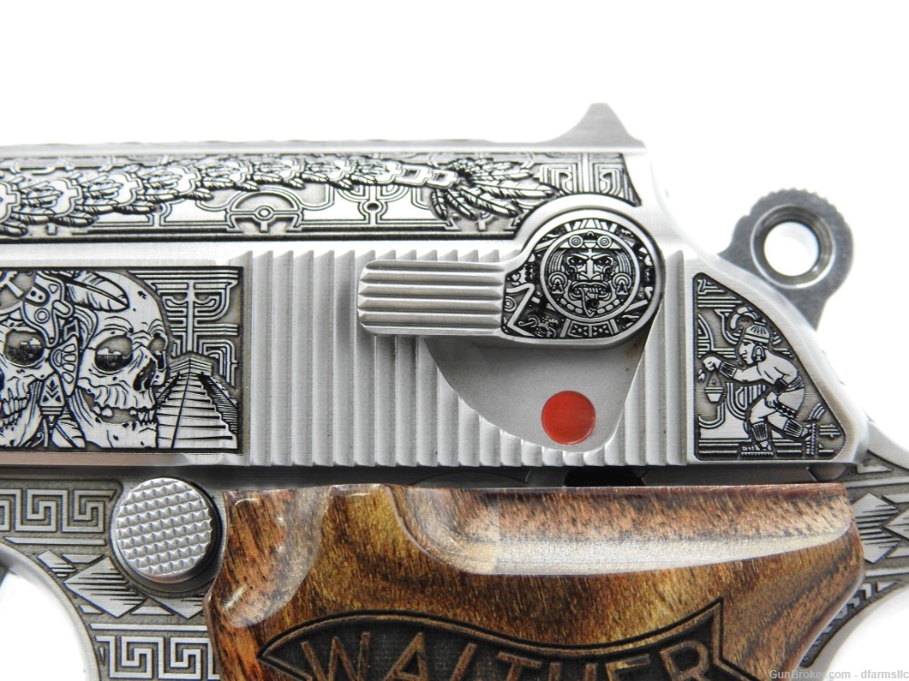 NEW RELEASE! Custom Engraved Walther PPK/S .380 ACP Aztec Empire Edition!-img-20