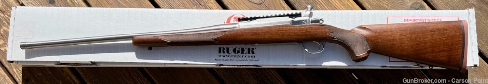 Ruger 77 Hawkeye Hunter .30-06  Stainless Walnut 22" barrel NIB 57108-img-13